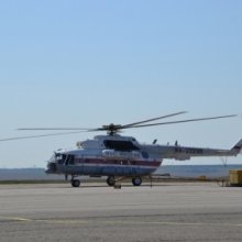 Вертолет МЧС доставил в Краснодар 1,5-годовалого ребенка из Крыма
