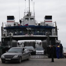 Паром "Крым" вернулся на Керченскую переправу после планового ремонта
