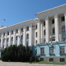 В Симферополе подсветка здания Совмина РК будет отключена на час из-за "Часа Земли"