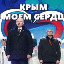 На "Прямой линии" Путин назвал присоединение Крыма и Севастополя одним из главных достижении России