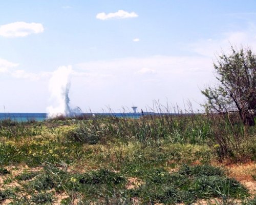 На побережье Крыма уничтожена авиабомба со времен войны