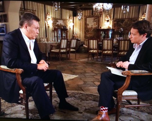 Виктор Янукович дал свое первое за год интервью для западной прессы