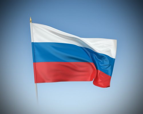 В Крыму развернули огромный флаг России, подаренный митрополитом Мексики