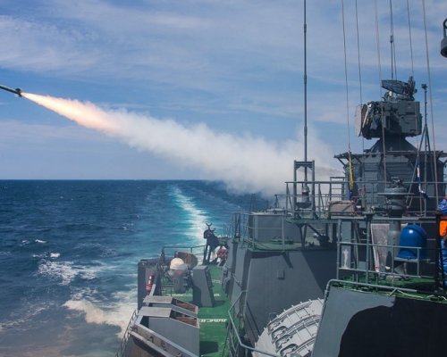 Учение бригады ракетных катеров проводится на Черноморском флоте